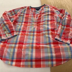 Tommy Hilfiger Multicolor Plaid Button Down Shirt